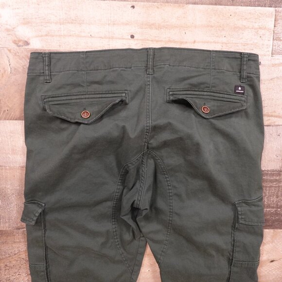 Jack‎ & Jones Paul Tapered Cargo Pants Men's 36x34 Green - Picture 12 of 13